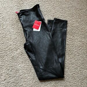 Spanx faux leather leggings